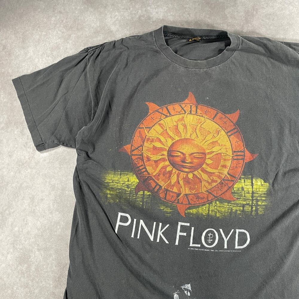 VTG 1994 Pink Floyd Sundial T Shirt North American Tour XL Brockum Band Tee RARE